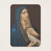 Katholieke begrafenis Maagd Mary Heilige Kaart (Voorkant)