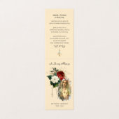 Katholieke begrafenis Maagd Mary Prayer Heilige Ka Visitekaartje (Buitenkant ongevouwen)