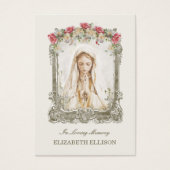 Katholieke begrafenis Memorial Mary Prayer Kaart (Voorkant)