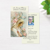 Katholieke begrafenis Memorial Prayer Heilige Boek Visitekaartje (Bureau)