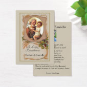 Katholieke begrafenis Memorial Prayer Visitekaartje (Bureau)