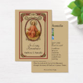 Katholieke begrafenis Memorial Prayer Visitekaartje (Bureau)