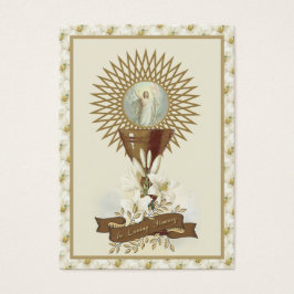 Katholieke begrafenis Memorial Prayer Visitekaartje