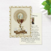 Katholieke begrafenis Memorial Prayer Visitekaartje (Bureau)