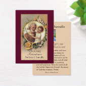 Katholieke begrafenis Memorial Prayer Visitekaartje (Bureau)