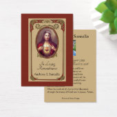 Katholieke begrafenis Memorial Prayer Visitekaartje (Bureau)