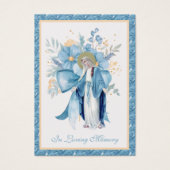 Katholieke begrafenis Memorial Prayer Visitekaartje (Voorkant)