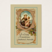 Katholieke begrafenis Memorial Prayer Visitekaartje (Voorkant)