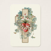 Katholieke begrafenis Memorial Prayer Visitekaartje (Voorkant)