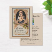 Katholieke begrafenis Memorial Prayer Visitekaartje (Bureau)