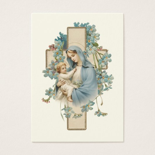 Katholieke begrafenis Memorial Prayer Visitekaartje (Voorkant)