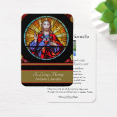 Katholieke begrafenis Memorial Prayer Visitekaartje (Bureau)