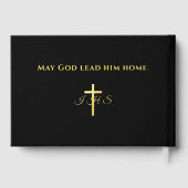 Katholieke begrafenis troosten gastenboek (Achterkant)