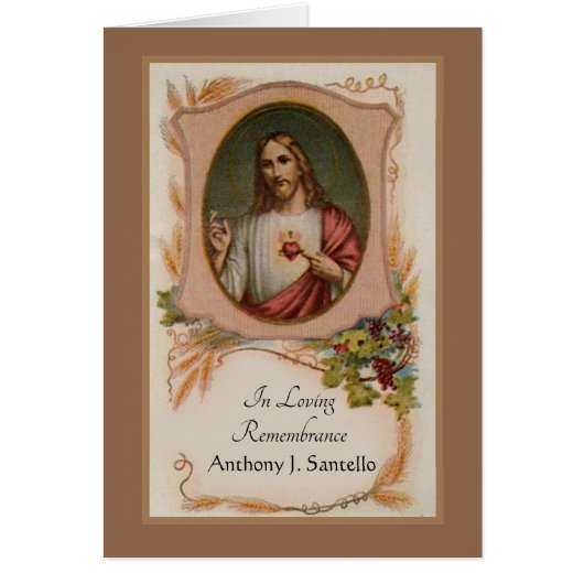 Katholieke begrafenisgebed & bedankt condoleances (Voorkant)