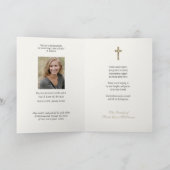 Katholieke begrafenisplechtigheid Moeder Maria Jez Bedankkaart (Binnen)