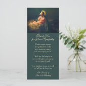 Katholieke begrafenissympathie Agony in de Kaart v (Staand voorkant)