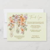 Katholieke begrafenissympathie Condoleance Mary Bedankkaart (Voorkant)