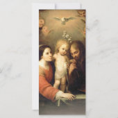 Katholieke begrafenissympathie Heilige Gezin Kaart (Achterkant)