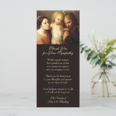 Katholieke begrafenissympathie Heilige Gezin Kaart (Staand voorkant)