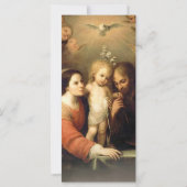 Katholieke begrafenissympathie Heilige Gezin Kaart (Achterkant)