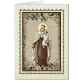 Katholieke begrafenissympathie Heilige Kaart Dank  (Voorkant)