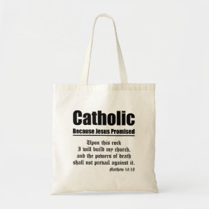 katholieke belofte tote bag