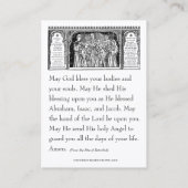 Katholieke Betrothal Prayer Heilige Kaart Visitekaartje (Achterkant)