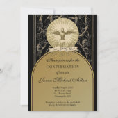 Katholieke Bevestiging Gold en zwart Kaart (Voorkant)