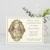 Katholieke bevestiging Heilige Geest Manuscript Kaart (Staand voorkant)