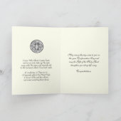 Katholieke Bevestiging Heilige Ghost Maagd Mary Ka Kaart (Binnen)