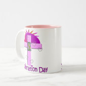 Katholieke Bevestigingsdag Geschenken voor kindere Tweekleurige Koffiemok (Voorkant links)