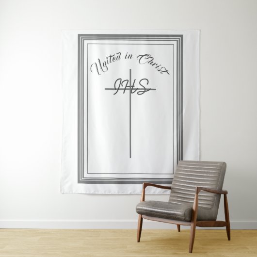 Katholieke Bijbel Verse Tapestry Wandkleed (In situ)