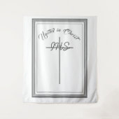 Katholieke Bijbel Verse Tapestry Wandkleed (Voorkant)