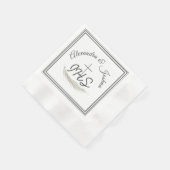 Katholieke Bijbel Verse Wedding Servet (Hoek)