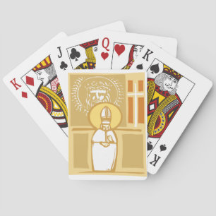 Katholieke Bisschop Eucharistie Christelijk Geloof Pokerkaarten