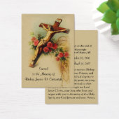 Katholieke bisschop Funeral Memorial Heilige Kaart (Bureau)