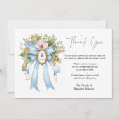 Katholieke Bloemen Maria Uitvaart Condoleance Symp Bedankkaart (Voorkant)