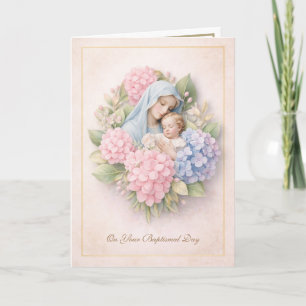 Katholieke Bloemendoop Maria Jezus  Kaart