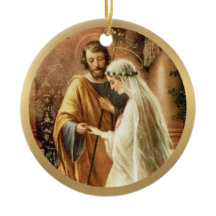 Katholieke bride & Groom Mary St. Joseph Gold