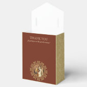 Katholieke bruid & bruidegom Mary St. Joseph Gold Bedankdoosjes (Geopend)