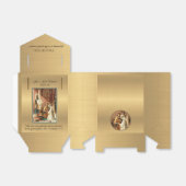 Katholieke bruid & bruidegom Mary St. Joseph Gold Bedankdoosjes (Uitgevouwen)