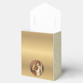 Katholieke bruid & bruidegom Mary St. Joseph Goud  Bedankdoosjes (Geopend)