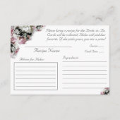 Katholieke Bruids douche Recept Bijlagekaart Informatiekaartje (Voorkant)