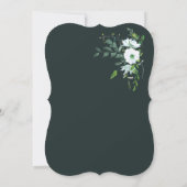 Katholieke Bruids Shower Uitnodigingen Bloemen Kru (Achterkant)