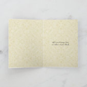 Katholieke bruiloft Dank u voor priester Kaart (Binnen)