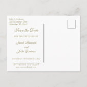 Katholieke bruiloft drie harten Bloemen Aankondigingskaart (Achterkant)