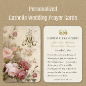  Katholieke Bruiloft Favor Gebed Kaart
