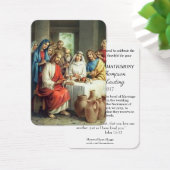 Katholieke bruiloft Favors Heilig Kaart (Bureau)