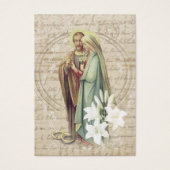 Katholieke bruiloft gebed Kaart Betrothal Mary Jos (Voorkant)