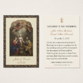 Katholieke bruiloft Heilige Gezin Visitekaartje (Voorkant /achterkant)